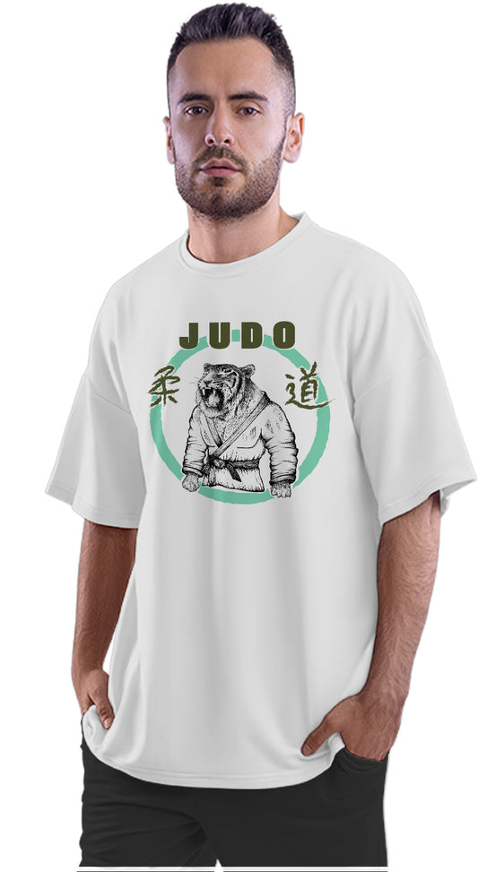 Judo Tiger Oversized Unisex T-shirt