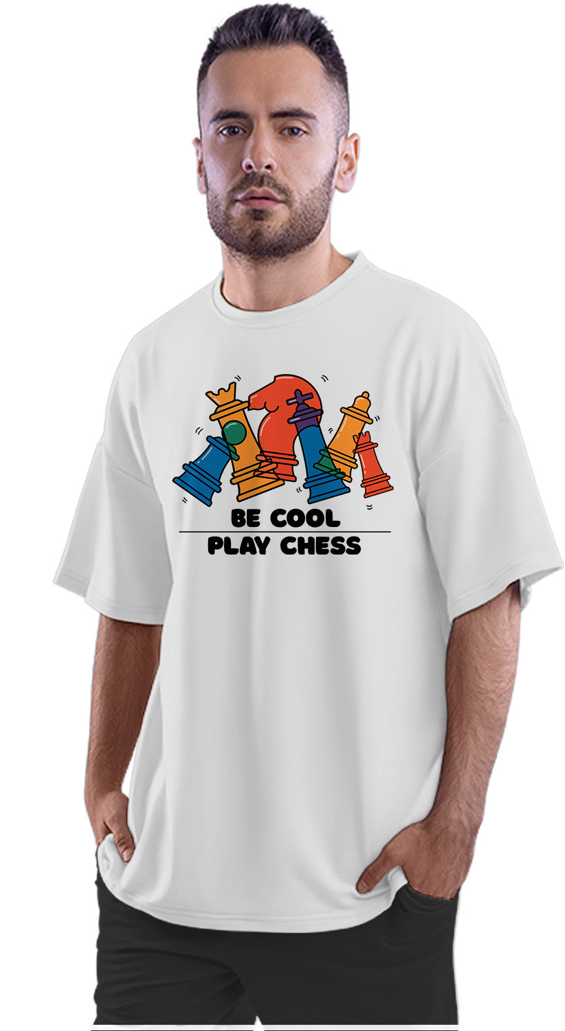 Be Cool, Play Chess Oversized Unisex T-shirt