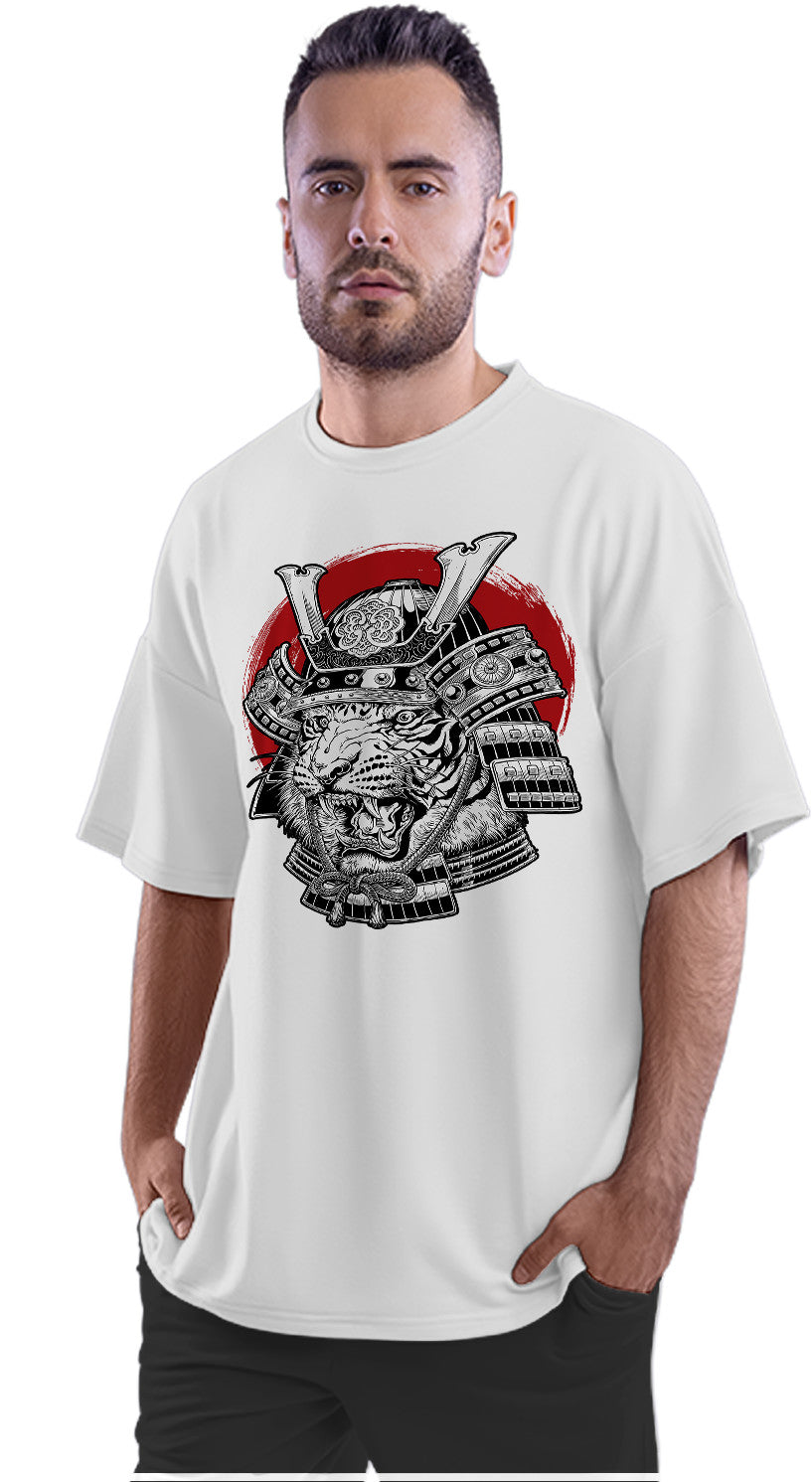 Shogun Tiger Oni - Japanese Folklore Oversized Unisex T-shirt