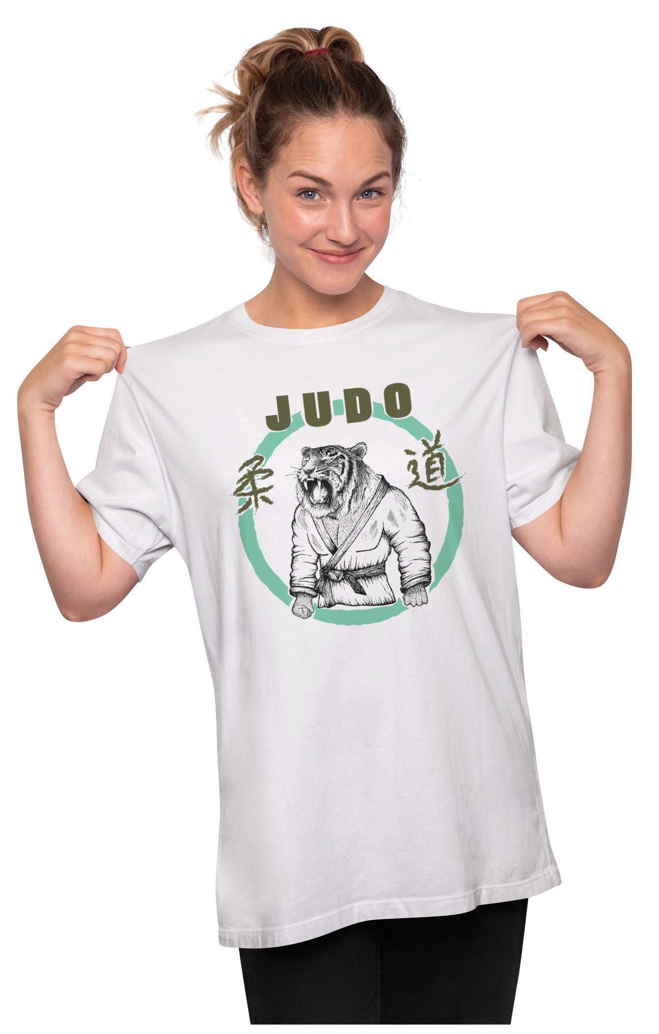 Judo Tiger Oversized Unisex T-shirt