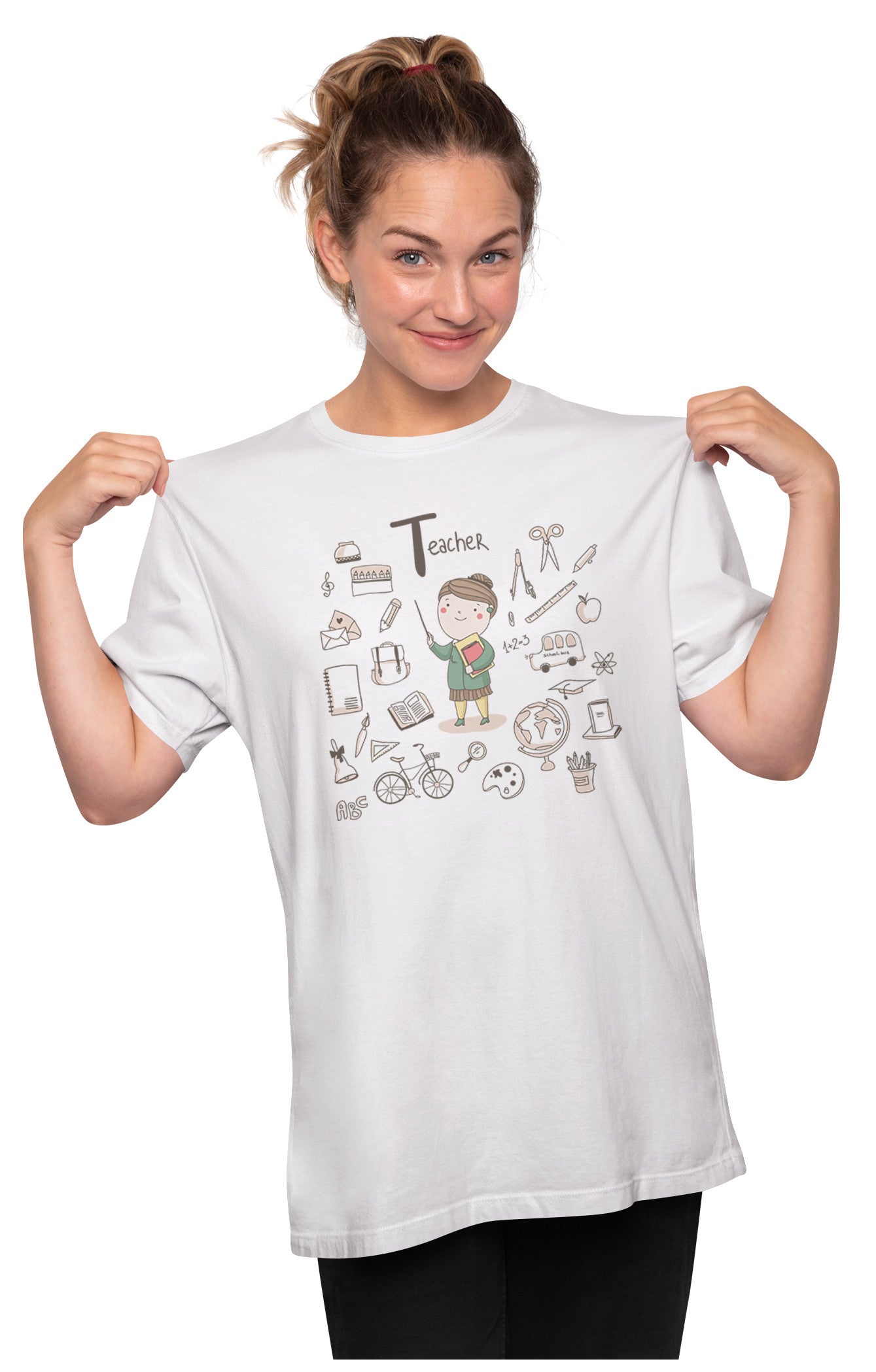 Cute Teacher Oversized Unisex T-shirt
