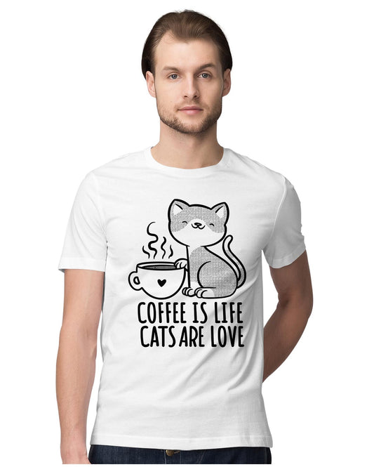 Coffee Is Life Cats Are Love