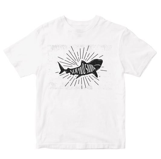 Hand Drawn Shark Silhouette Toddler