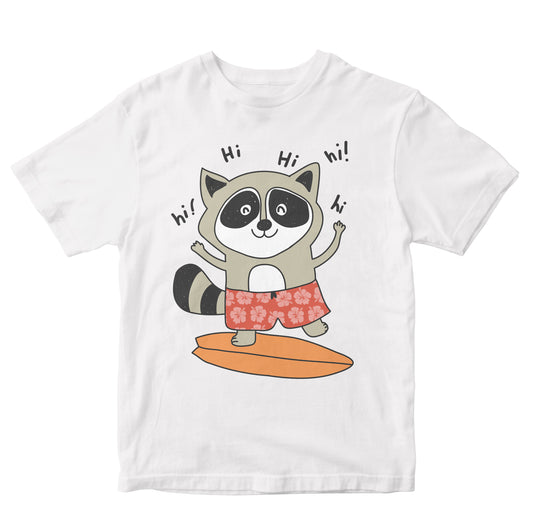 Cool Surfing Raccoon Toddler