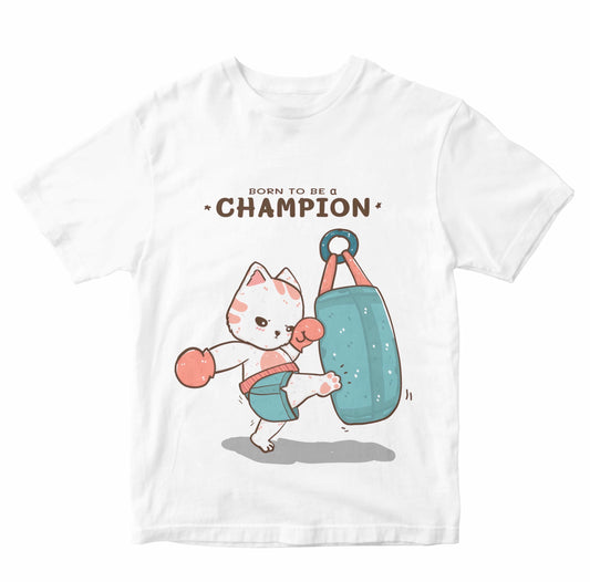 Born To Be A Champion Girls Kids