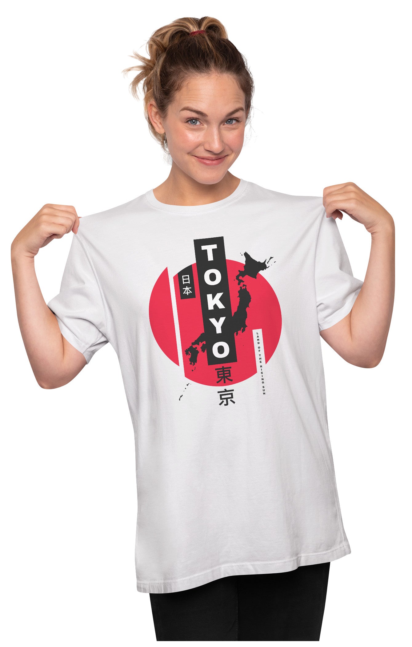 Land Of The Rising Sun - Japan Oversized Unisex T-shirt