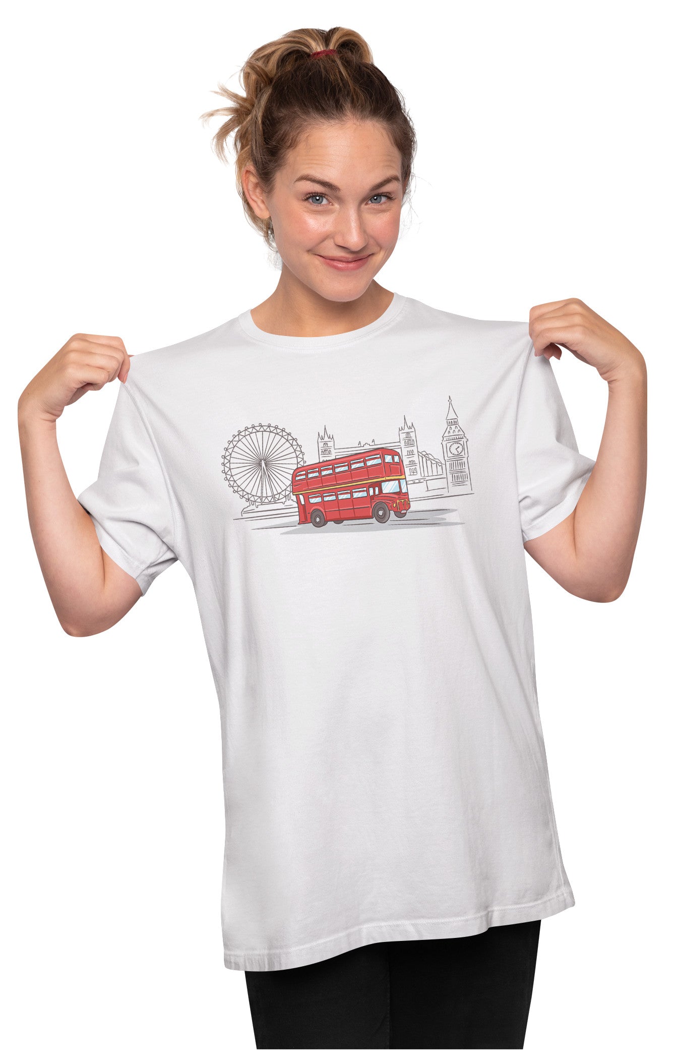 London Bus Oversized Unisex T-shirt