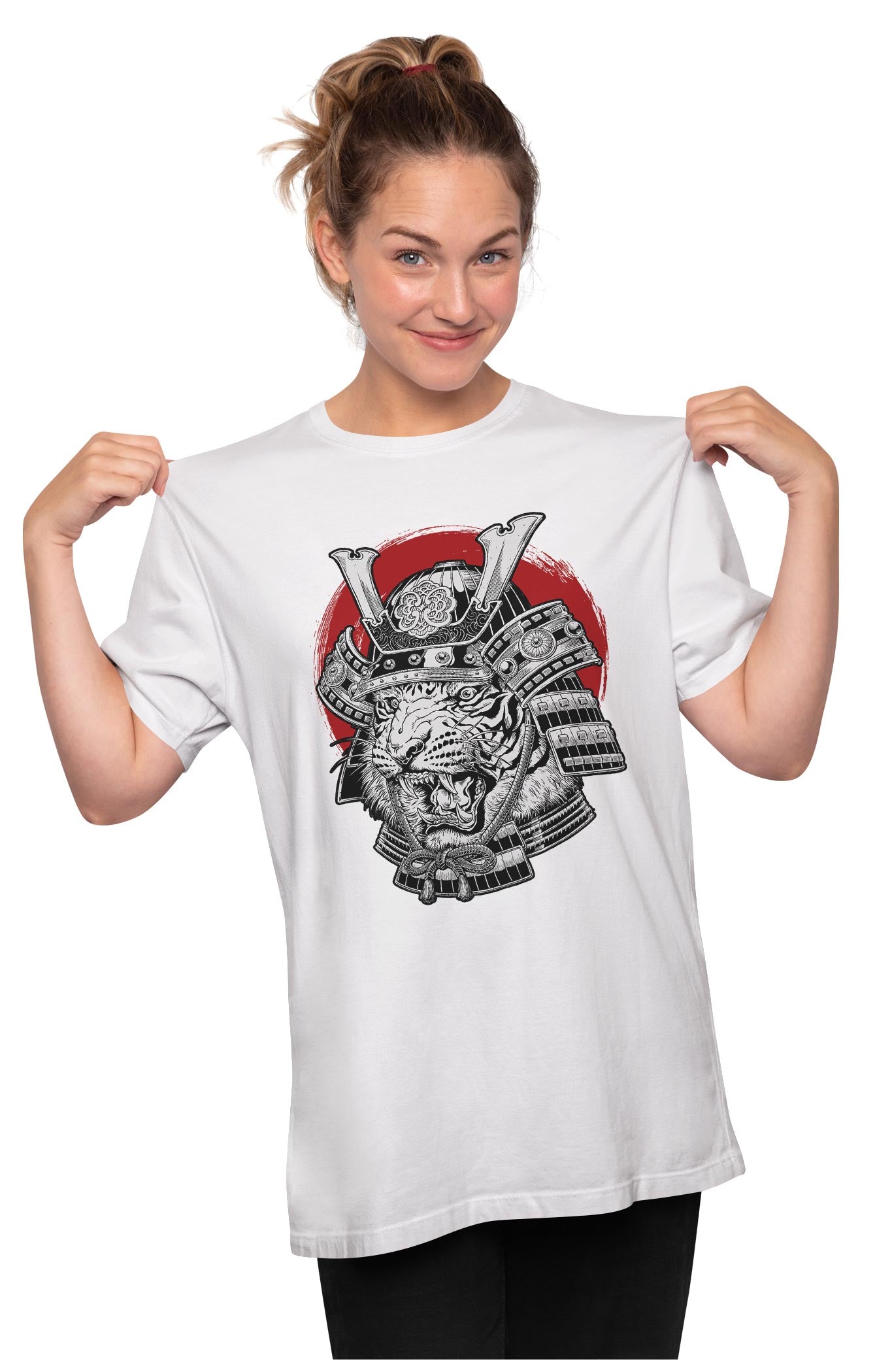 Shogun Tiger Oni - Japanese Folklore Oversized Unisex T-shirt
