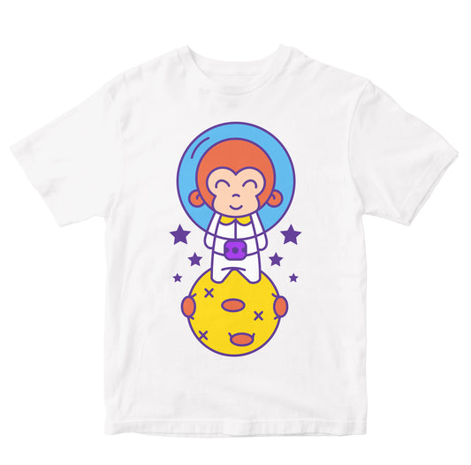 Cute Astronaut Monkey On Moon Toddler