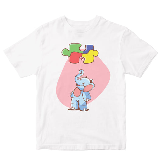 Elephant With Balloon - Autism Awareness Toddler