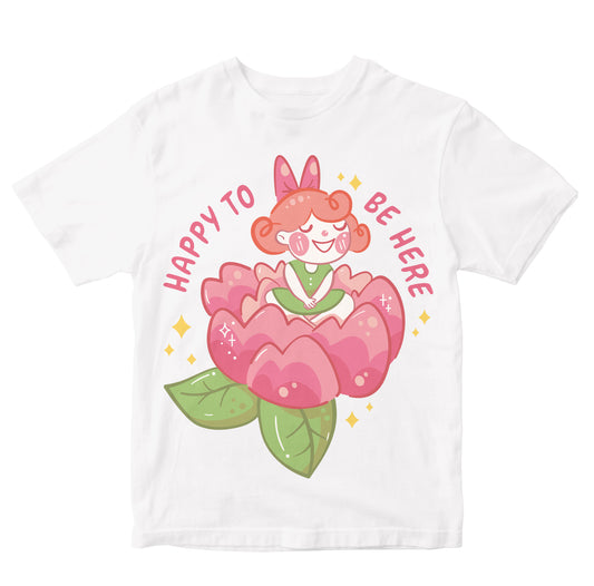 Happy To Be Here - Cute Flower Girl Toddler