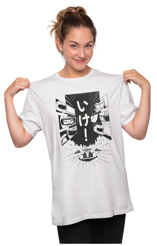 F1 Manga Action - Anime Oversized Unisex T-shirt