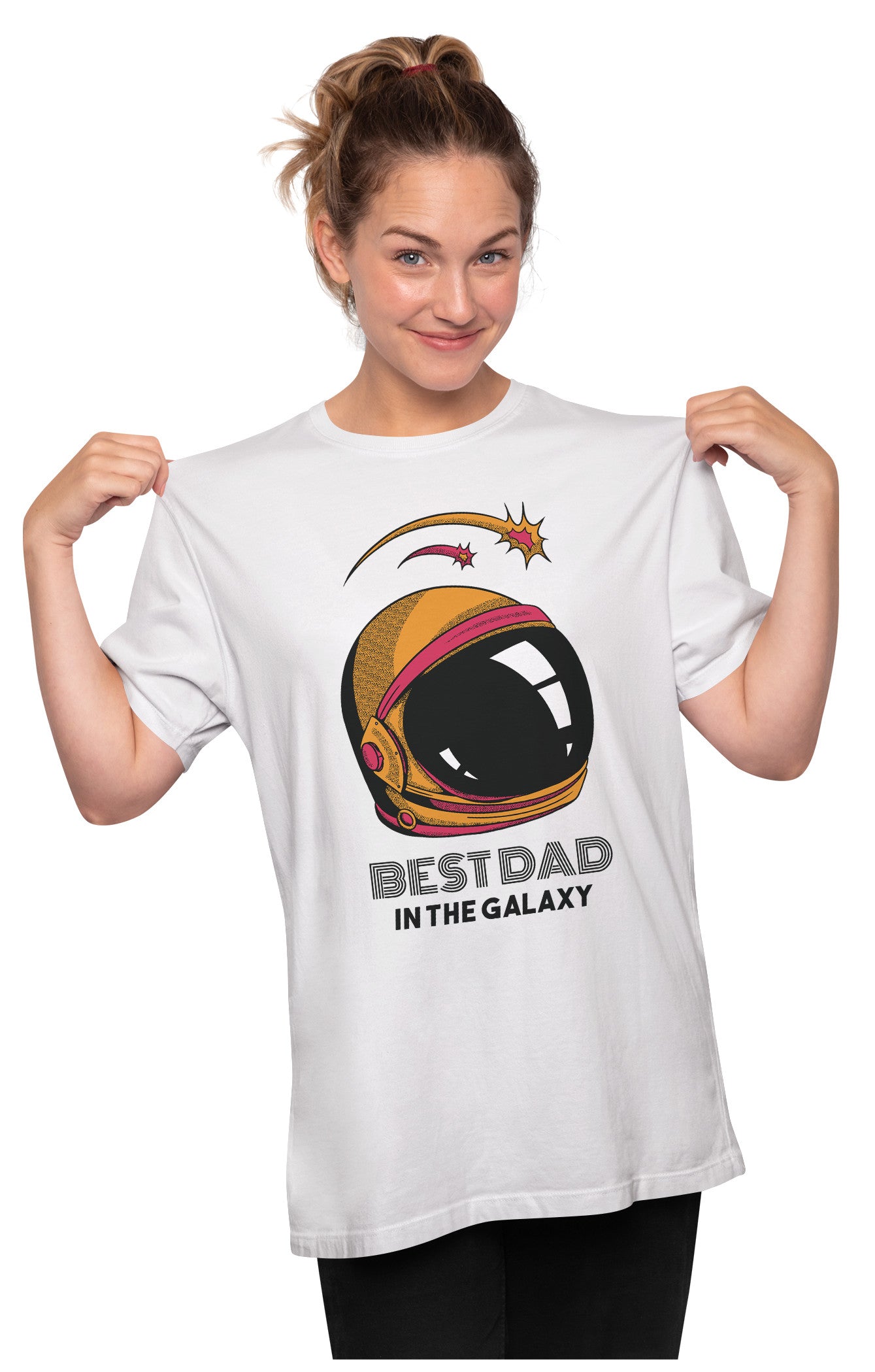 Best Dad In The Galaxy Oversized Unisex T-shirt