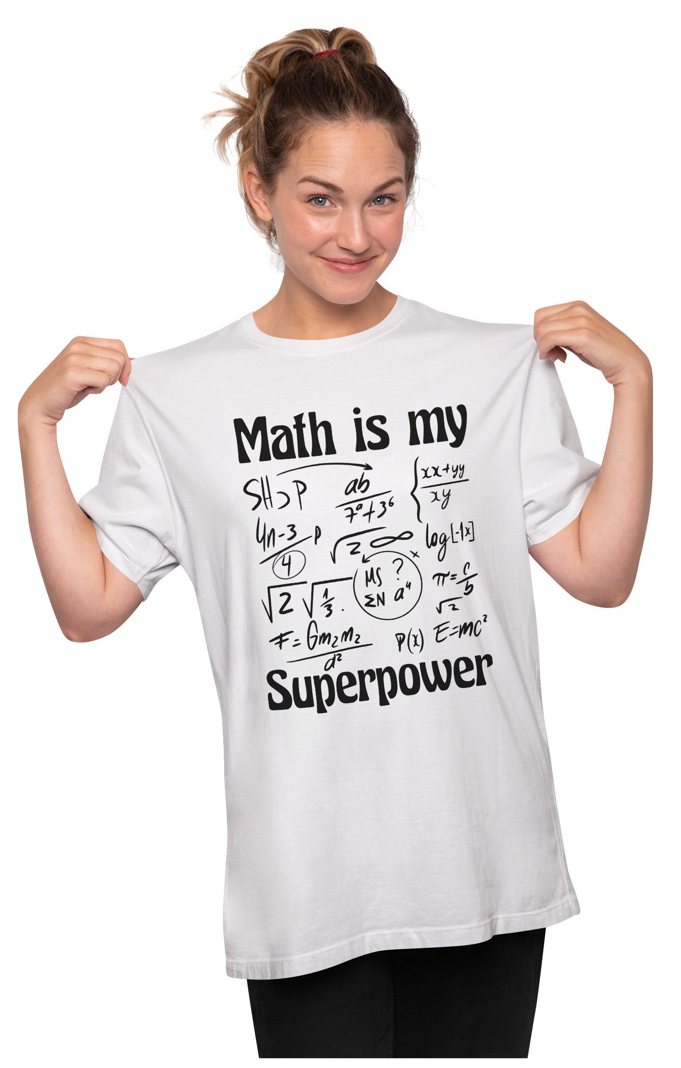 Math Is My Superpower Oversized Unisex T-shirt