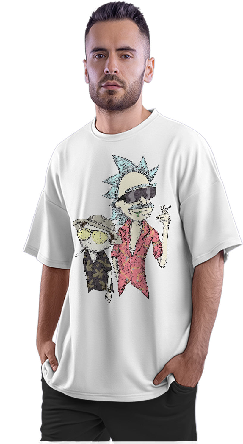 Fear & Loathing - Rick Sanchez & Morty Smith Oversized Unisex T-shirt