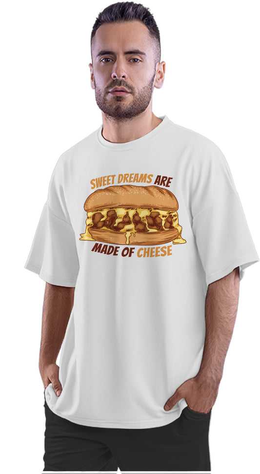Cheese Burger Oversized Unisex T-shirt