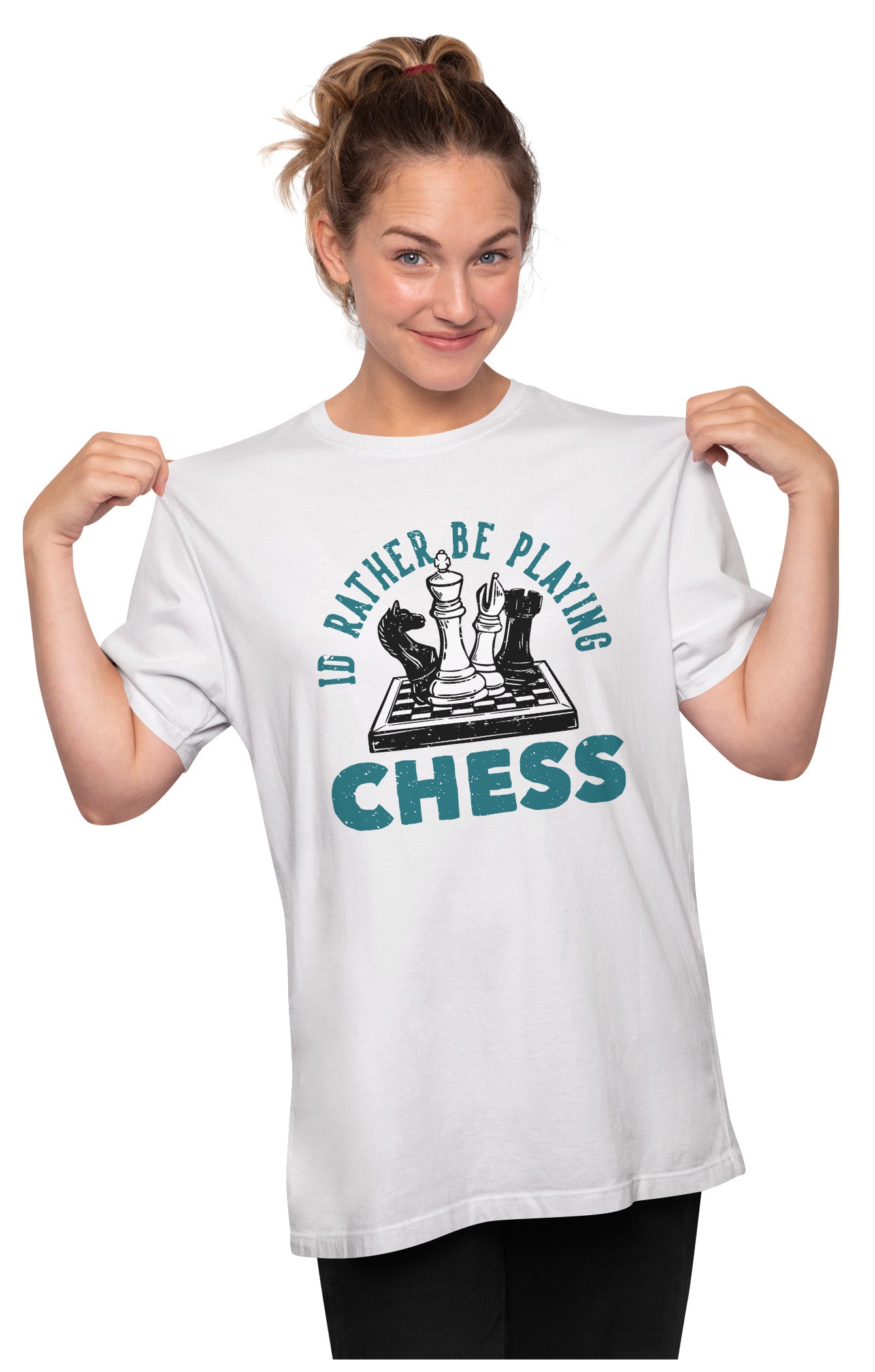 I'd Rather Be Playing Chess Oversized Unisex T-shirt