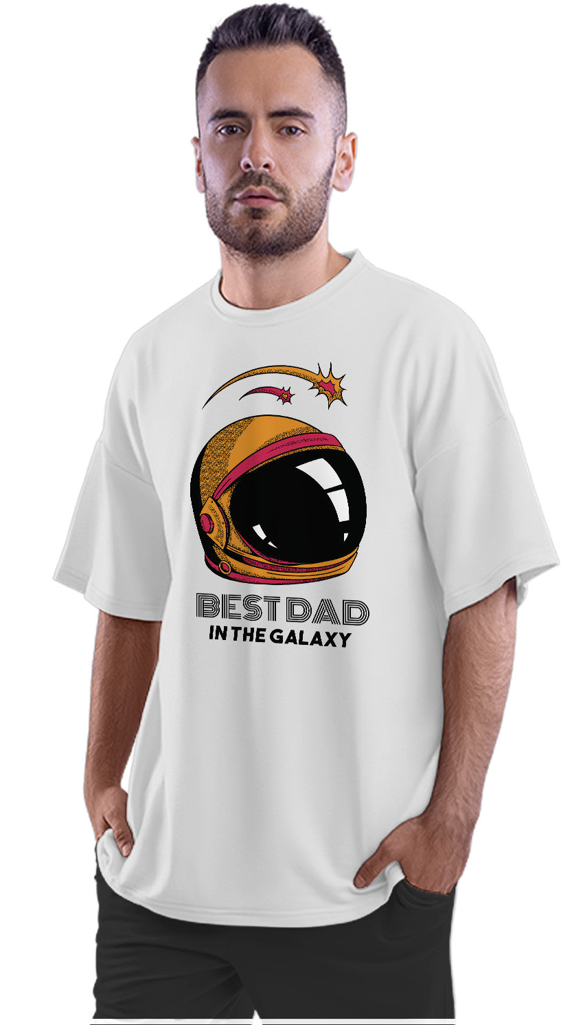 Best Dad In The Galaxy Oversized Unisex T-shirt