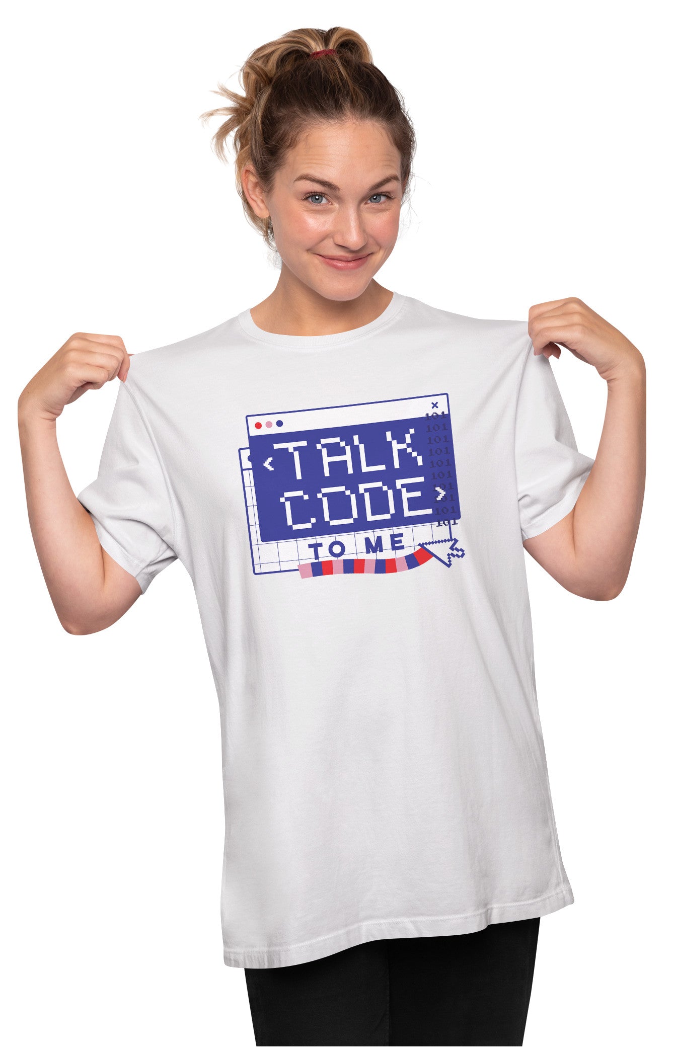 Talk Code To Me - Programmer Coder Oversized Unisex T-shirt