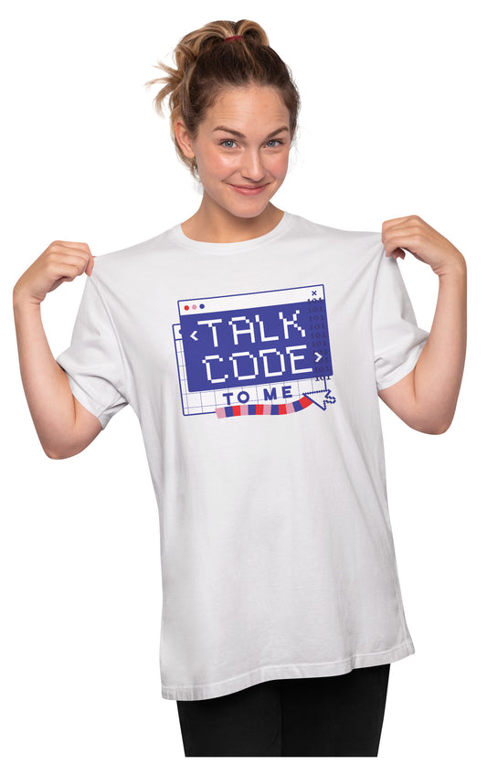 Talk Code To Me - Programmer Coder Oversized Unisex T-shirt