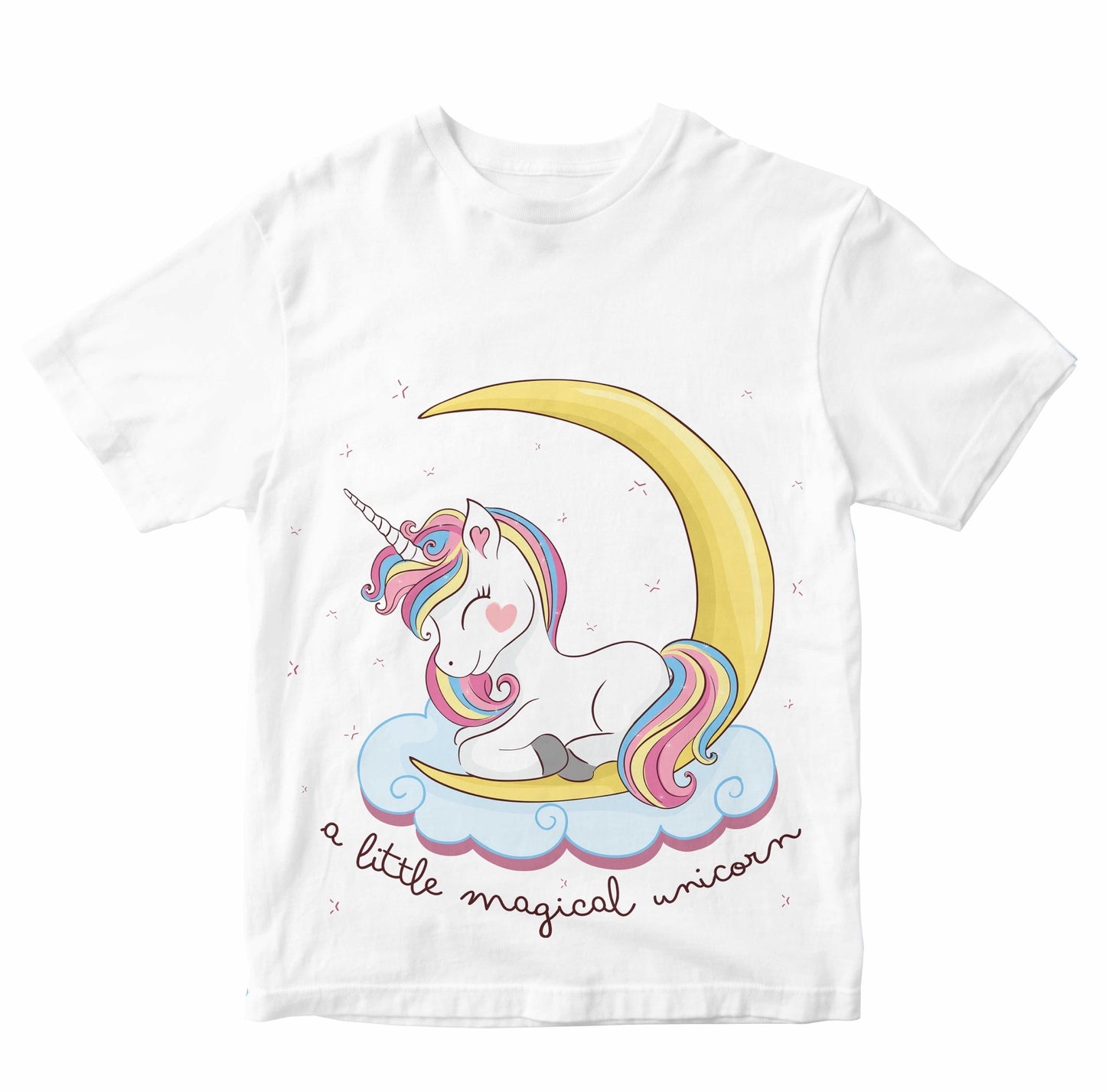 A Little Magical Unicorn Girls Kids