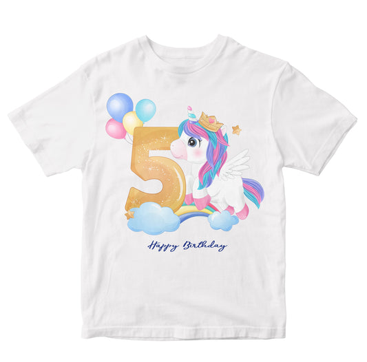 Fifth Birthday Unicorn Toddler