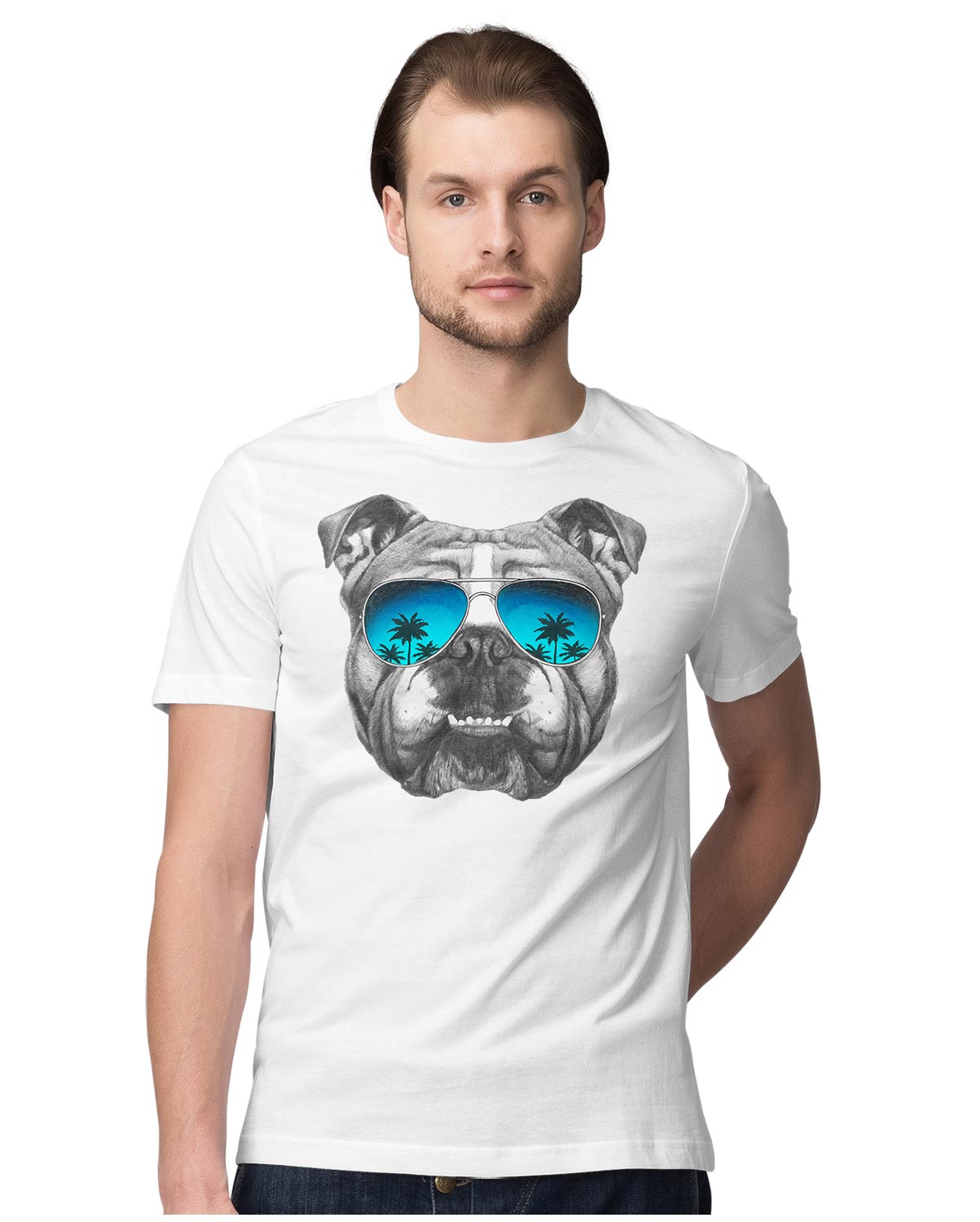 Chill Boxer With Sunglasses - Pit Bull Terrier