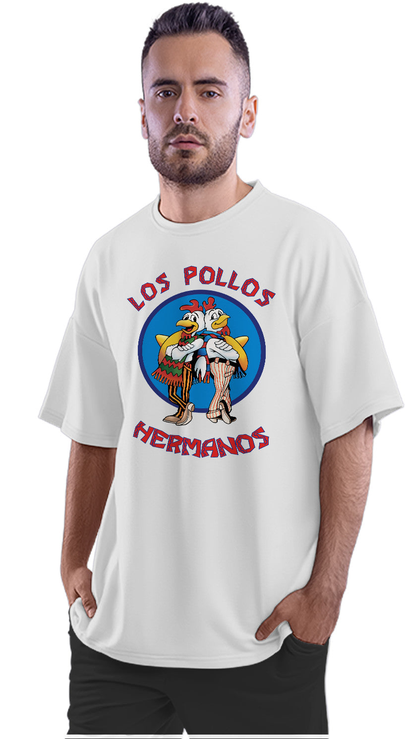 Los Pollos Hermanos - Breaking Bad - Better Call Saul Oversized Unisex T-shirt