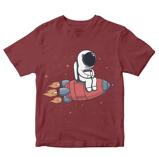 Cute Astronaut On Rocket Toddler