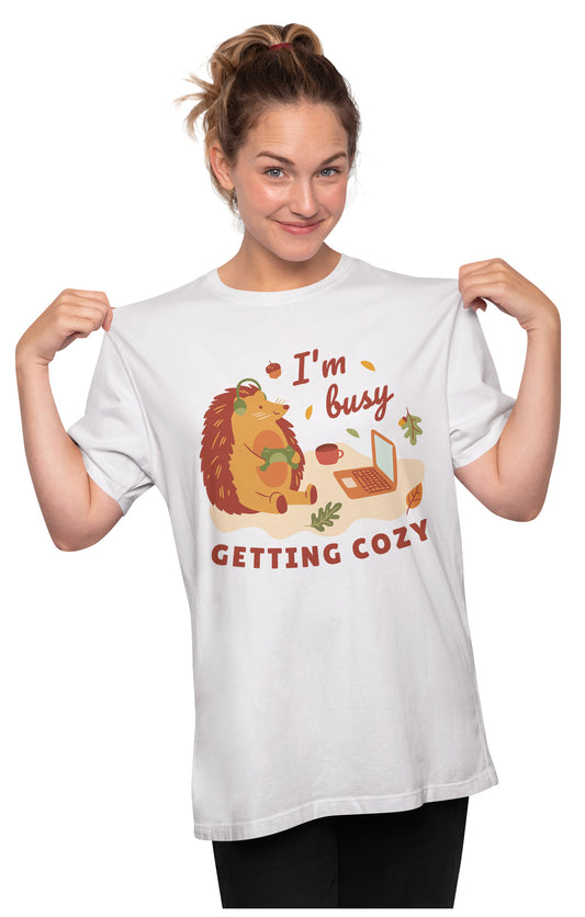 Busy Getting Cozy Hedgehog